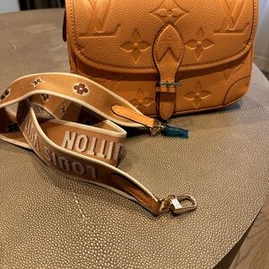 Tan Leather Crossbody Bag